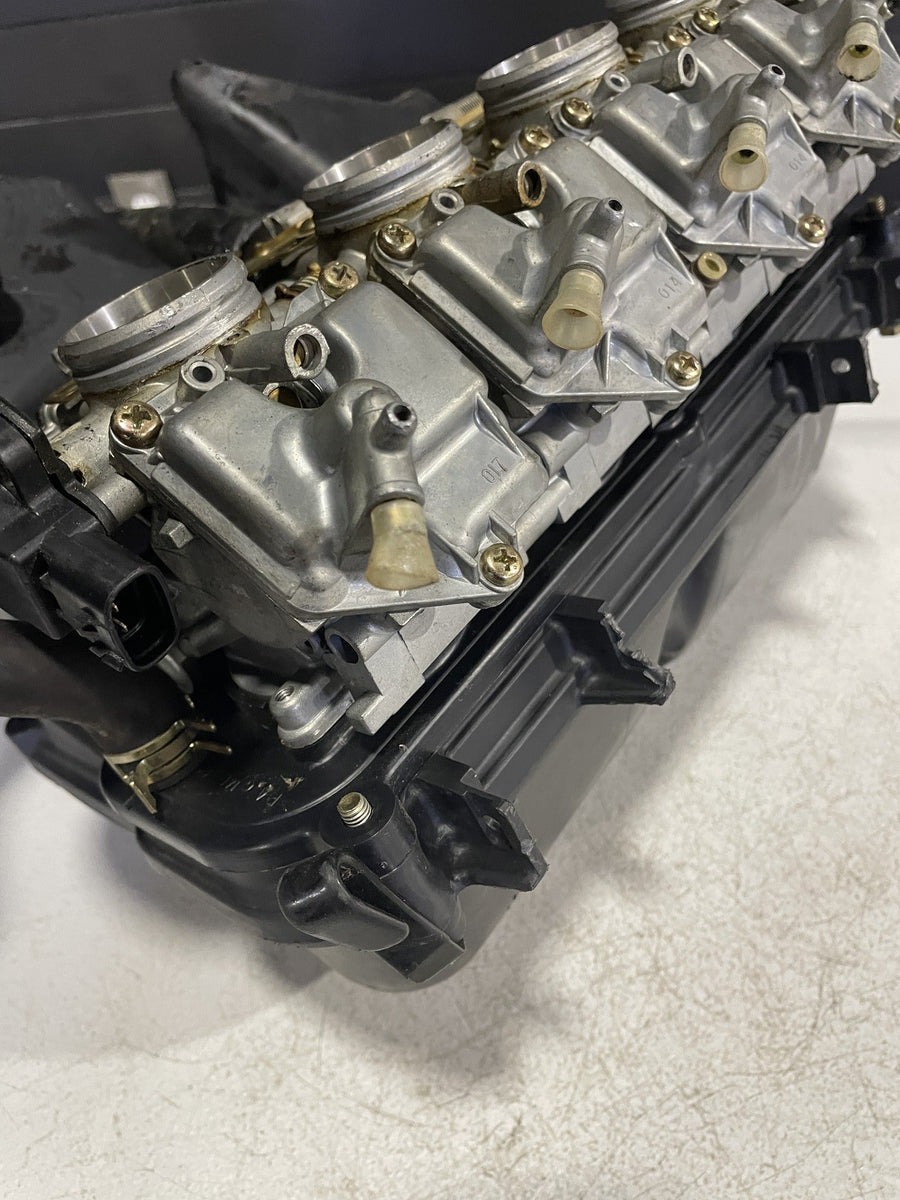 98-02 KAWASAKI NINJA ZX6R CARBS CARBURETORS AIRBOX TPS