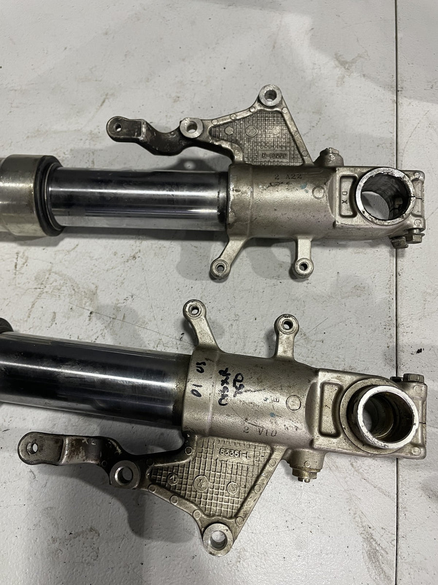 00-03 SUZUKI GSXR750 FRONT FORKS SHOCK SUSPENSION SET PAIR