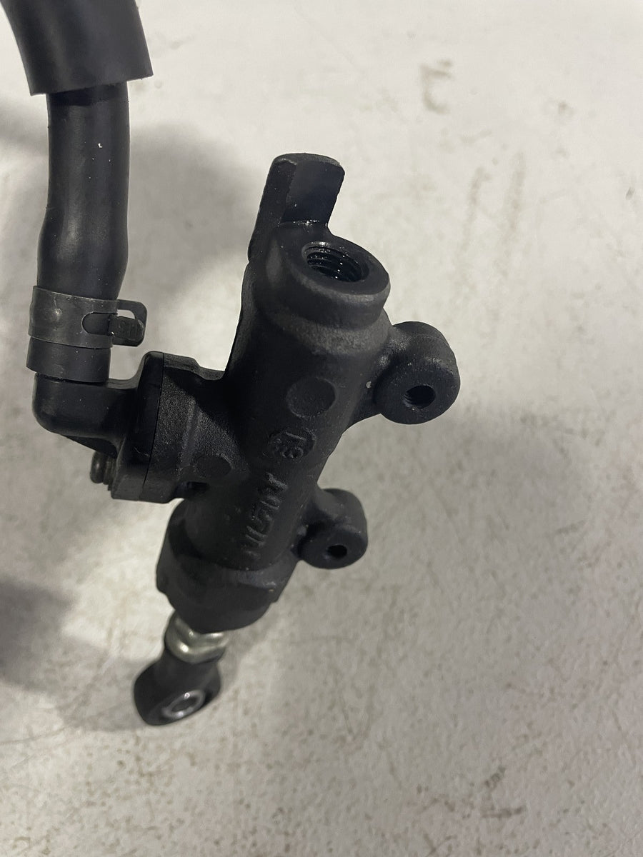 09-12 HONDA CBR600RR REAR BACK BRAKE MASTER CYLINDER W RESERVOIR