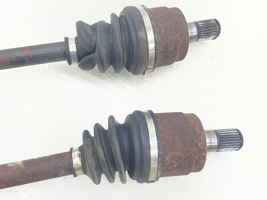 05-09 KAWASAKI BRUTE FORCE 750 KVF750 REAR BACK LEFT RIGHT DRIVE CV AXLES PIVOTS
