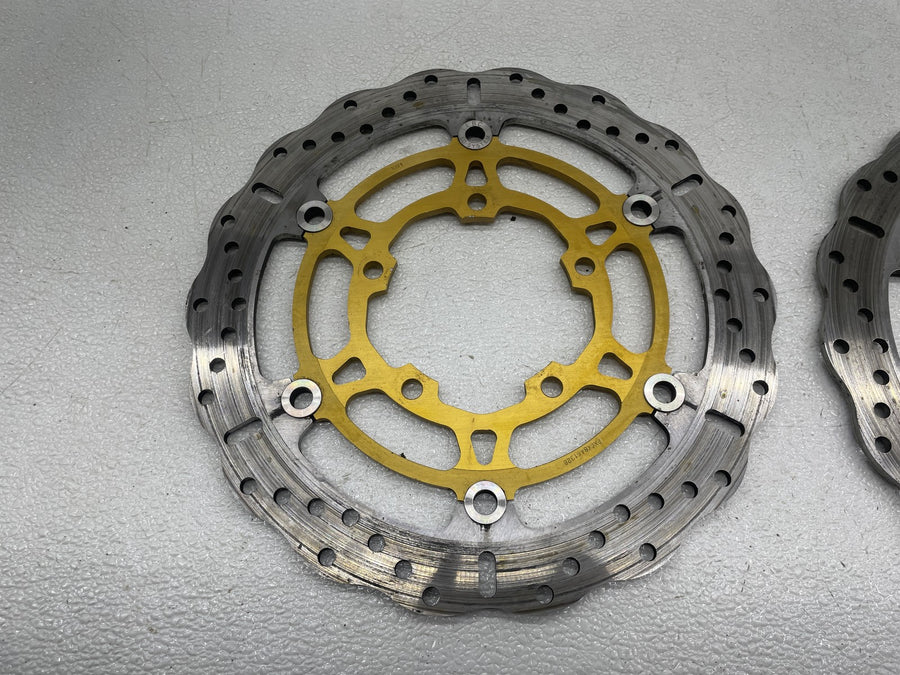 06-07 SUZUKI GSXR600 EBC FLOATING FRONT LEFT RIGHT BRAKE ROTORS DISCS PAIR