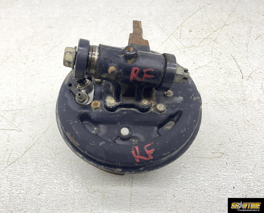 91-96 HONDA FOURTRAX 200 TRX200 TYPE II FRONT RIGHT HUB DRUM SPINDLE KNUCKLE
