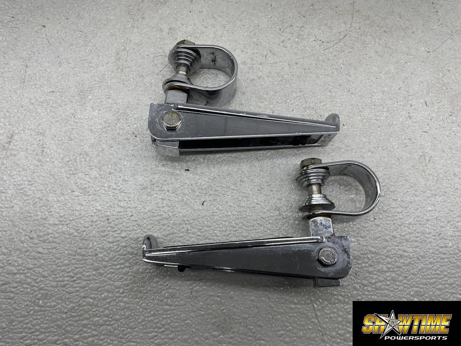 04-06 HARLEY-DAVIDSON SPORTSTER 1200 XL1200L FRONT HIGHWAY FOOTPEGS SET PAIR