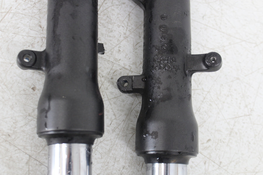 11-14 HONDA CBR250R FRONT END FORKS TRIPLE TREE CLAMP FORK TUBES FOR PARTS BENT