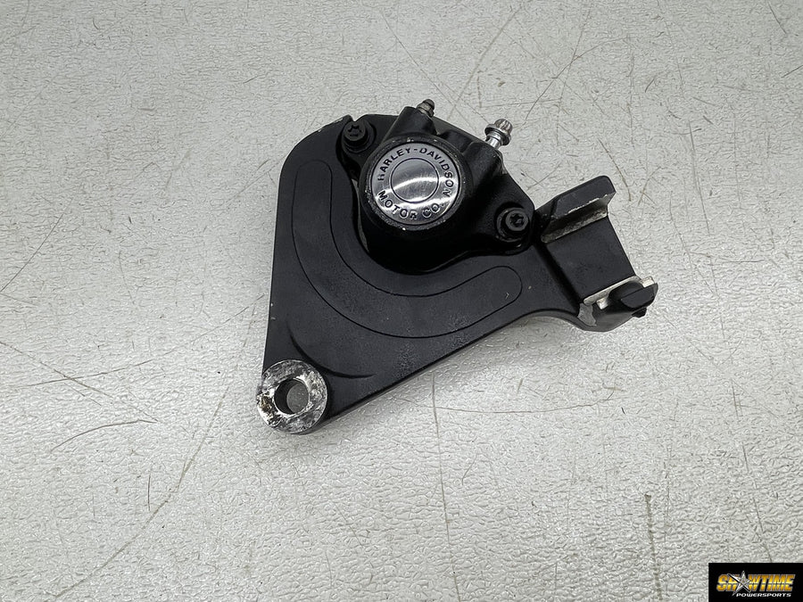 87-92 HARLEY-DAVIDSON LOW RIDER FXLR REAR BACK BRAKE CALIPER W MOUNT BRACKET