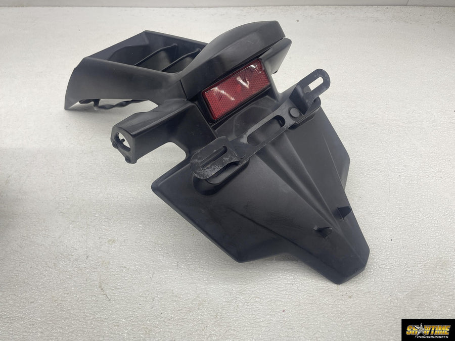 11-13 YAMAHA FZ8 REAR BACK FENDER MUD GUARD TAG LIGHT MOUNT