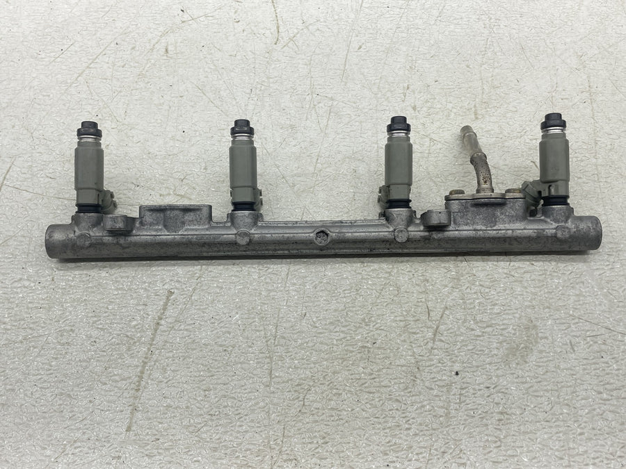 02-05 KAWASAKI NINJA ZX12R FUEL INJECTORS RAIL 16065-1377 49033-1056 49056-1056