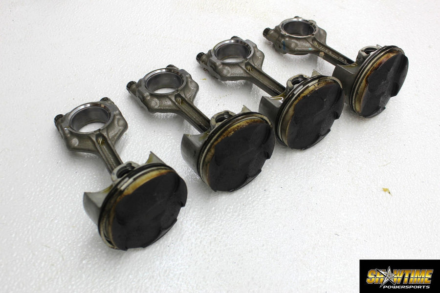 13-17 HONDA CBR600RR ENGINE MOTOR BLOCK PISTONS W/ CONNECTING RODS SET