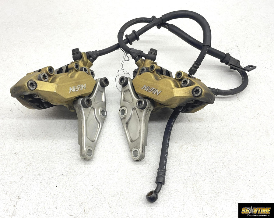 00-01 HONDA RVT1000R RC51 SP1 RIGHT LEFT FRONT BRAKE CALIPER SET PAIR CALIPERS