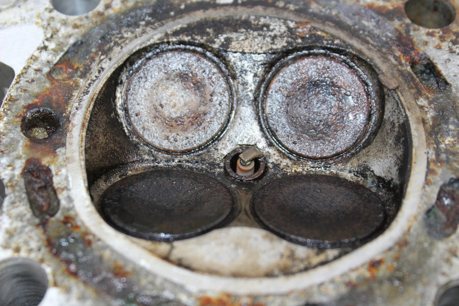 1978 HONDA CX500 ENGINE TOP END CYLINDER HEAD CAMS VALVES COVER