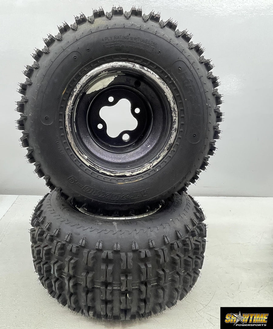 91-96 HONDA FOURTRAX 200 TRX200 TYPE II REAR WHEELS RIMS 9X8.0