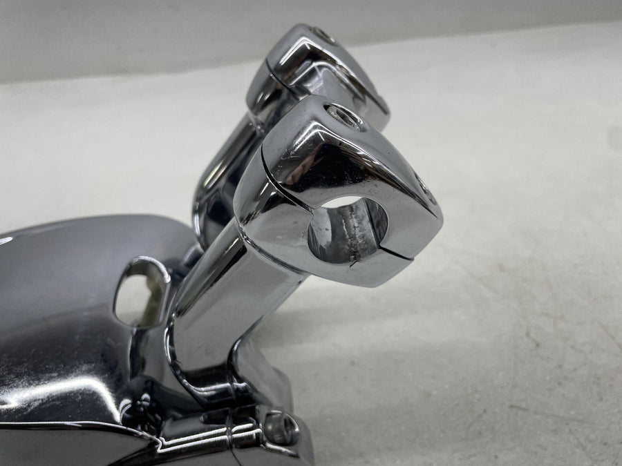 12-17 HARLEY-DAVIDSON DYNA LOW RIDER FXDL HANDLEBAR RISERS W/ HEADLIGHT MOUNT