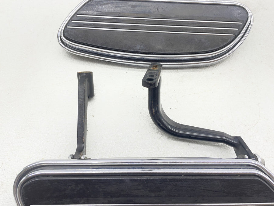 07-11 HARLEY-DAVIDSON STREET GLIDE FLHX FRONT FLOORBOARDS FOOT RESTS SET PAIR