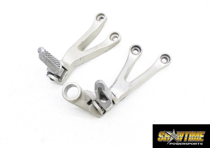 00-02 KAWASAKI NINJA ZX6R LEFT RIGHT REAR BACK PASSENGER PEG SET PAIR