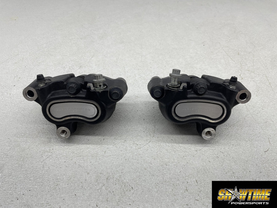 12-17 HARLEY-DAVIDSON DYNA LOW RIDER FXDL RIGHT LEFT FRONT BRAKE CALIPER SET