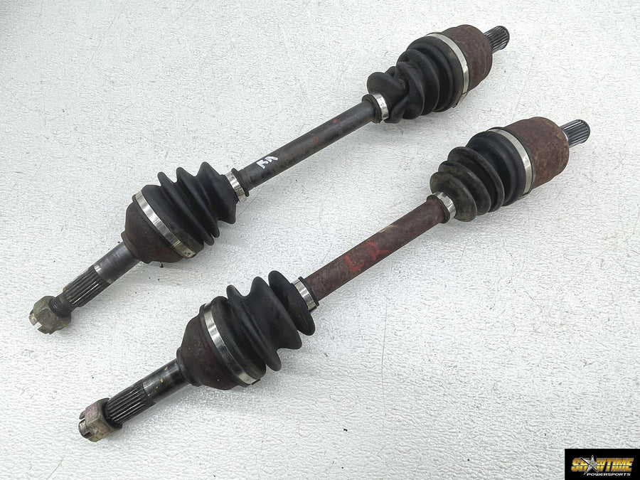 05-09 KAWASAKI BRUTE FORCE 750 KVF750 REAR BACK LEFT RIGHT DRIVE CV AXLES PIVOTS