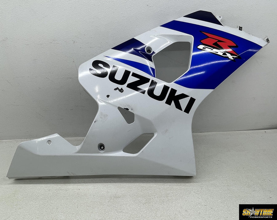 04-05 SUZUKI GSXR750 RIGHT MID UPPER SIDE FAIRING COWL PLASTIC 94407-30G20-019