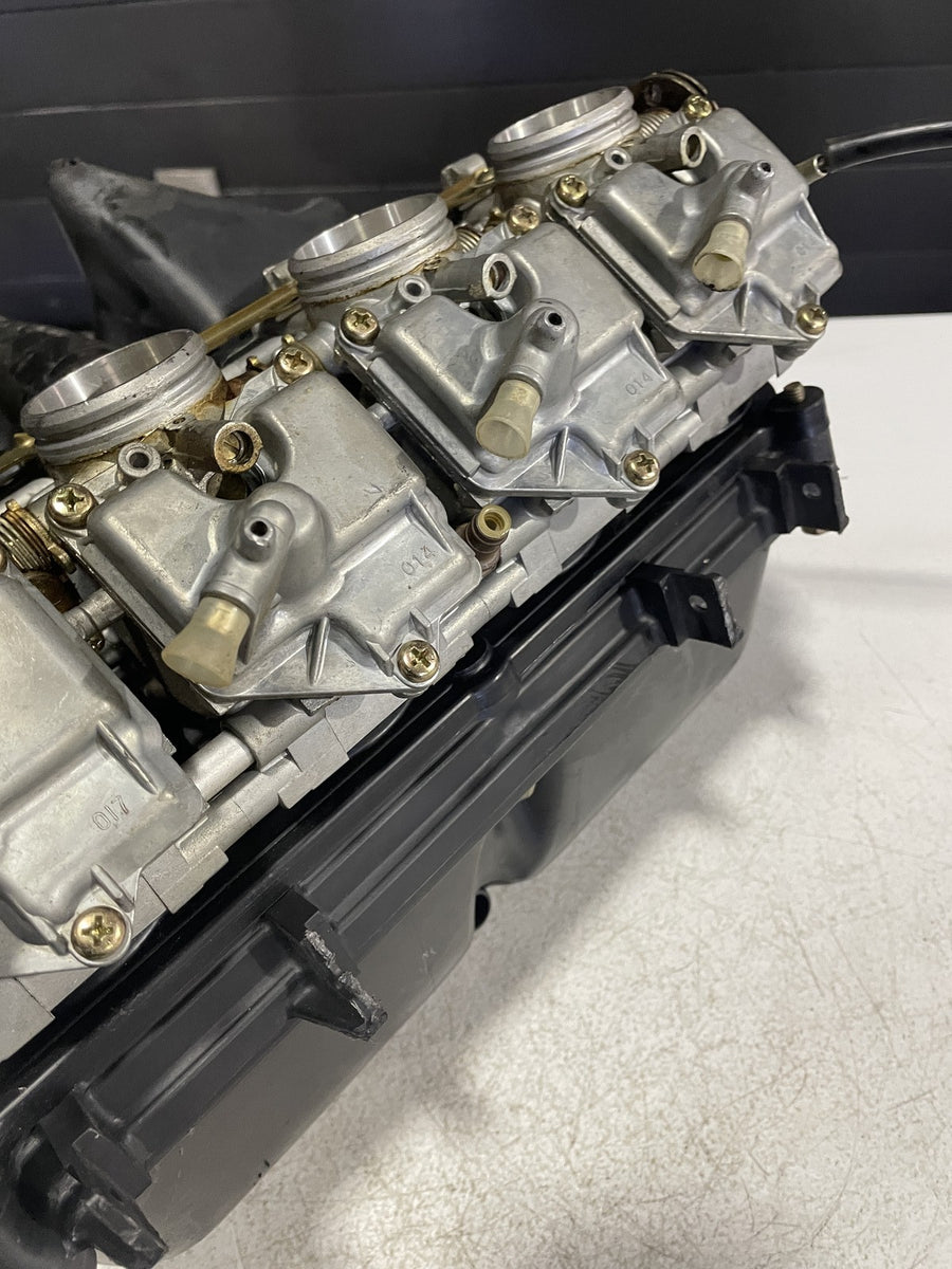 98-02 KAWASAKI NINJA ZX6R CARBS CARBURETORS AIRBOX TPS