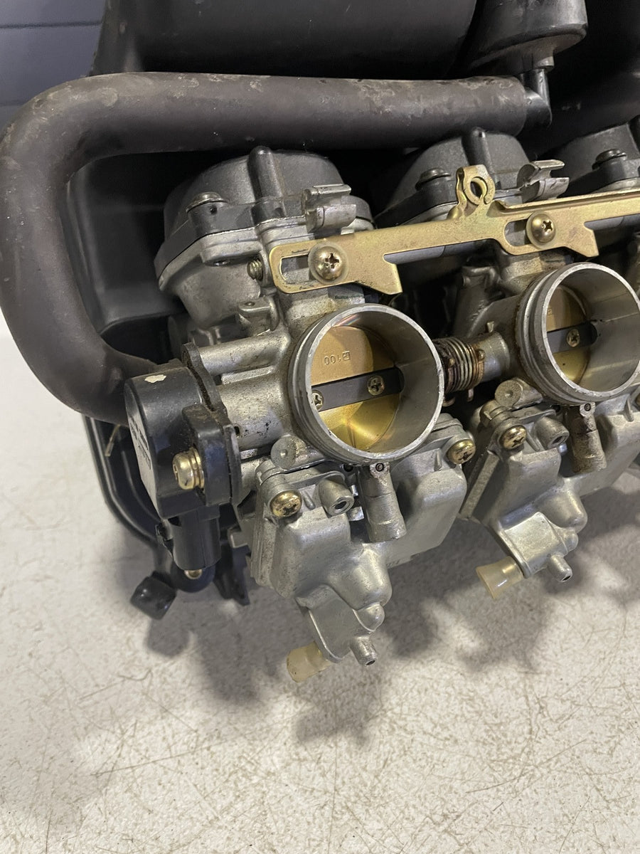 98-02 KAWASAKI NINJA ZX6R CARBS CARBURETORS AIRBOX TPS