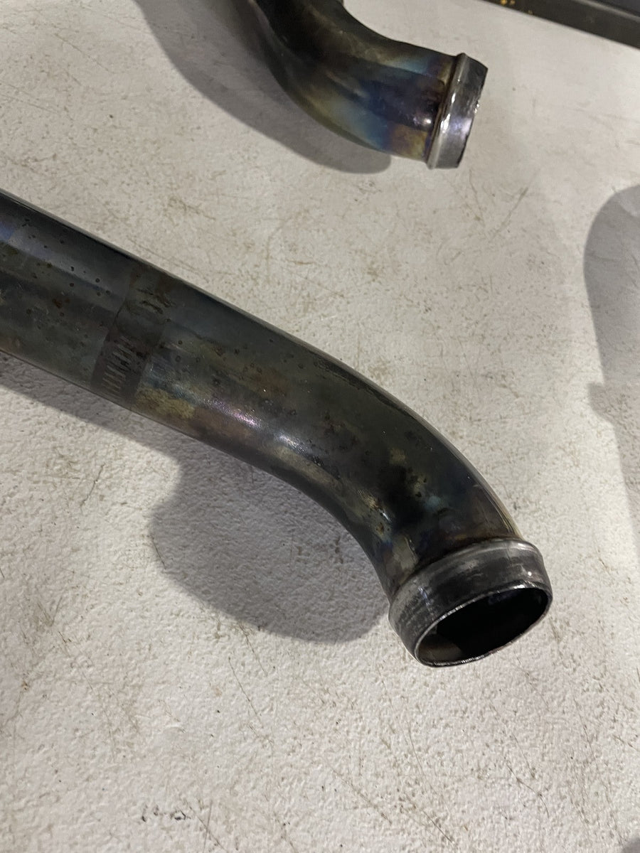 13-17 HARLEY-DAVIDSON SOFTAIL BREAKOUT MUFFLER EXHAUST SILENCER HEADERS SHIELDS
