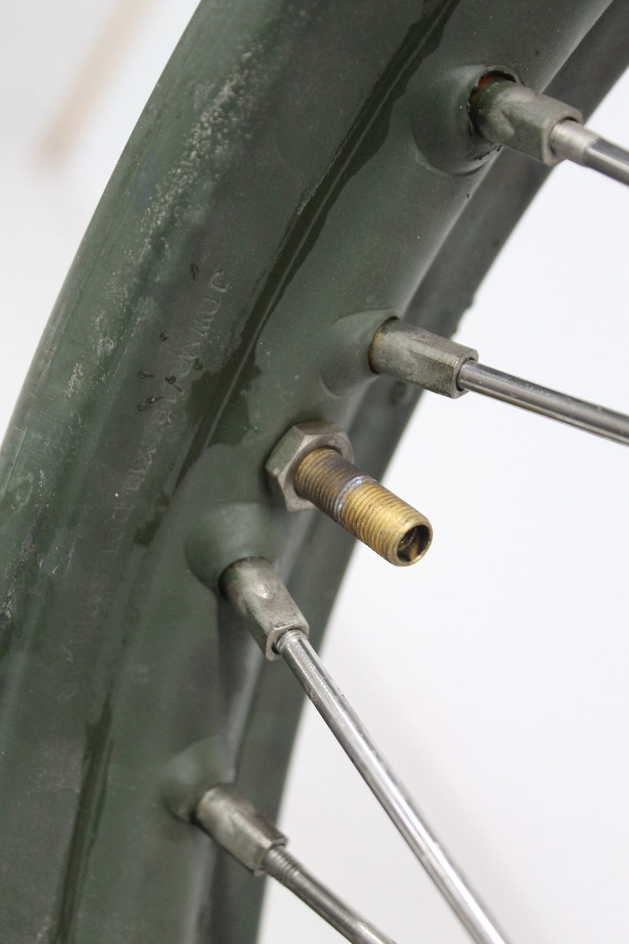 14 ROYAL ENFIELD BULLET 500 FRONT WHEEL RIM WOBBLE