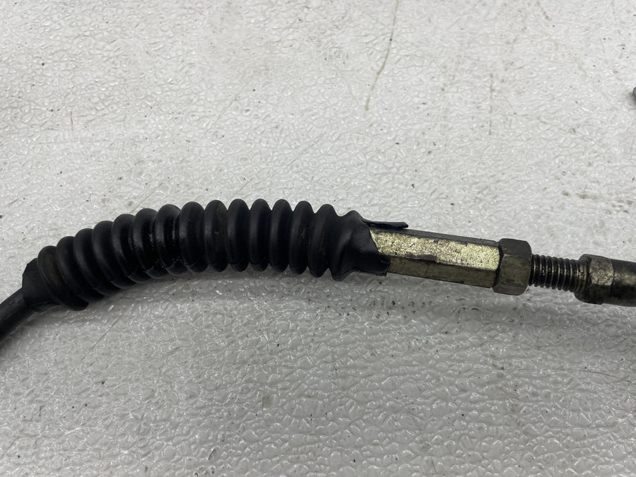 00-05 HARLEY-DAVIDSON DYNA LOW RIDER FXDL CHROME CLUTCH PERCH LEVER W/ CABLE