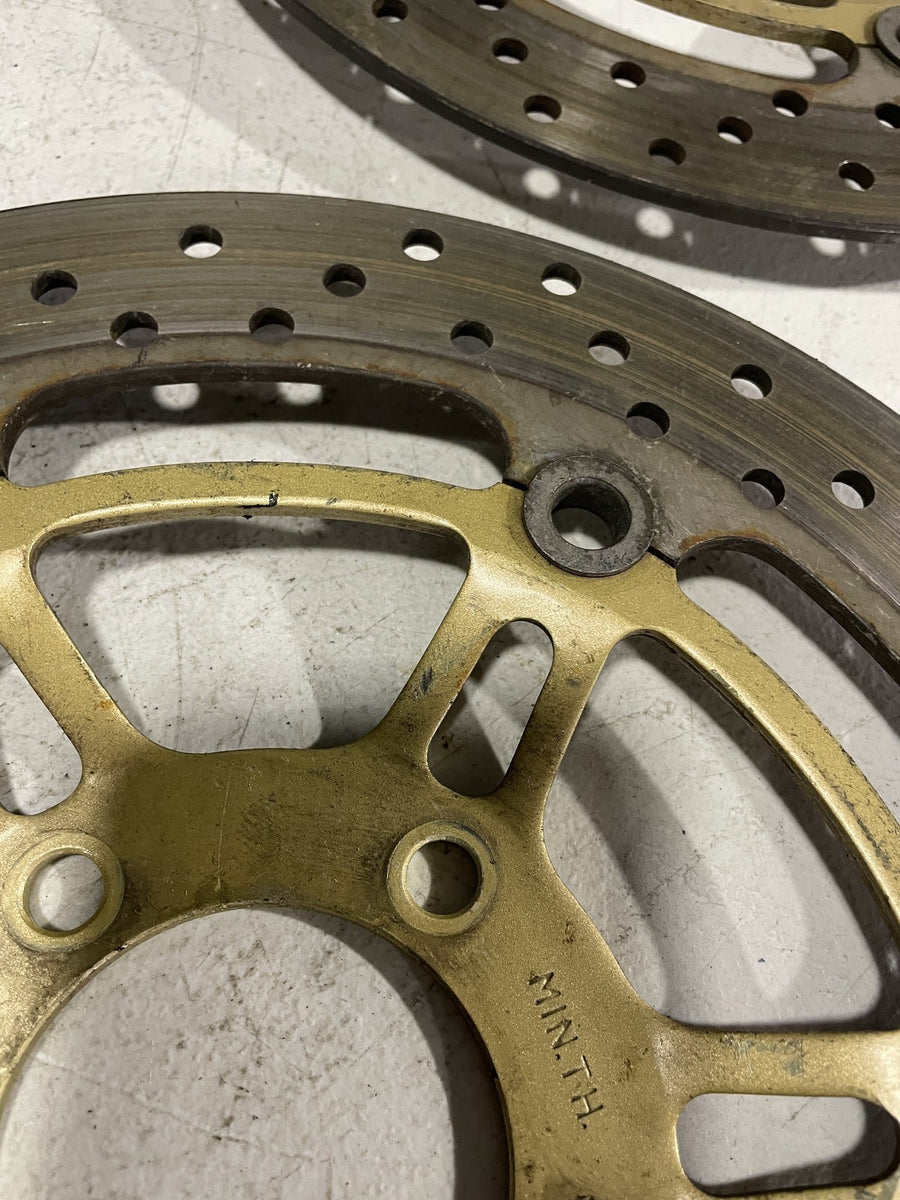 99-02 SUZUKI SV650 FRONT LEFT RIGHT BRAKE ROTORS DISCS