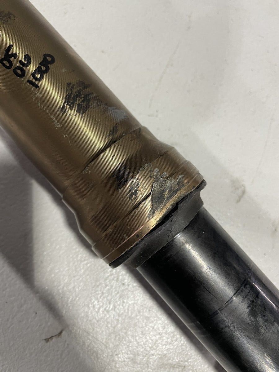 05-06 SUZUKI GSXR1000 LEFT FRONT FORK SHOCK SUSPENSION BENT