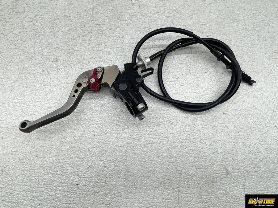 07-08 KAWASAKI NINJA ZX6R CLUTCH PERCH MOUNT LEVER CABLE  46076-0126