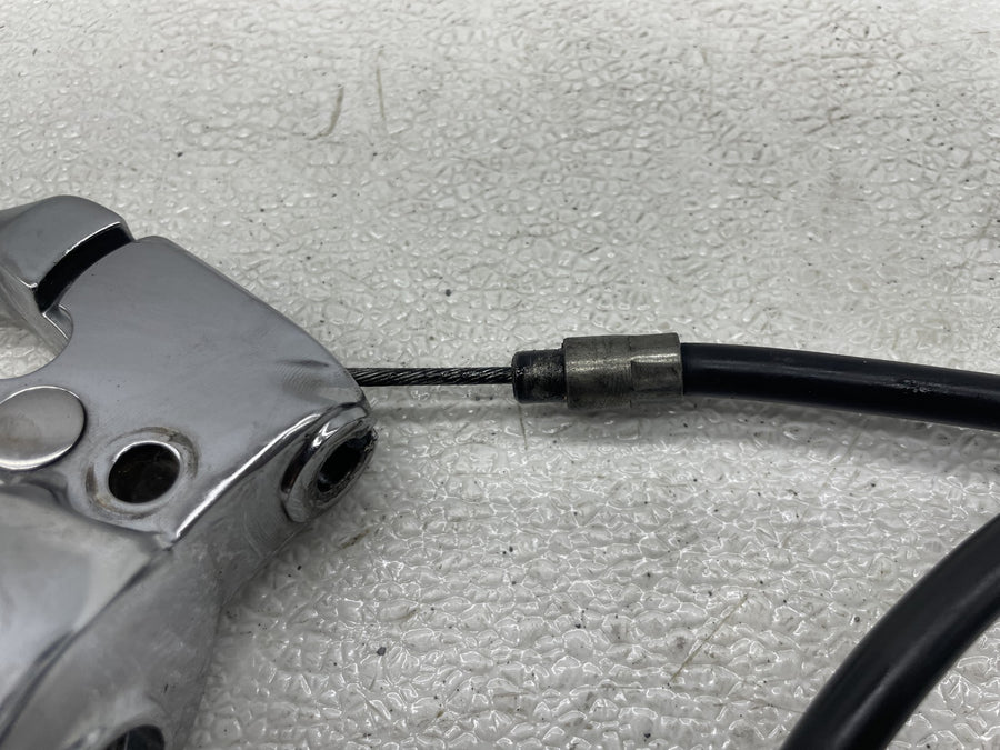 00-05 HARLEY-DAVIDSON DYNA LOW RIDER FXDL CHROME CLUTCH PERCH LEVER W/ CABLE