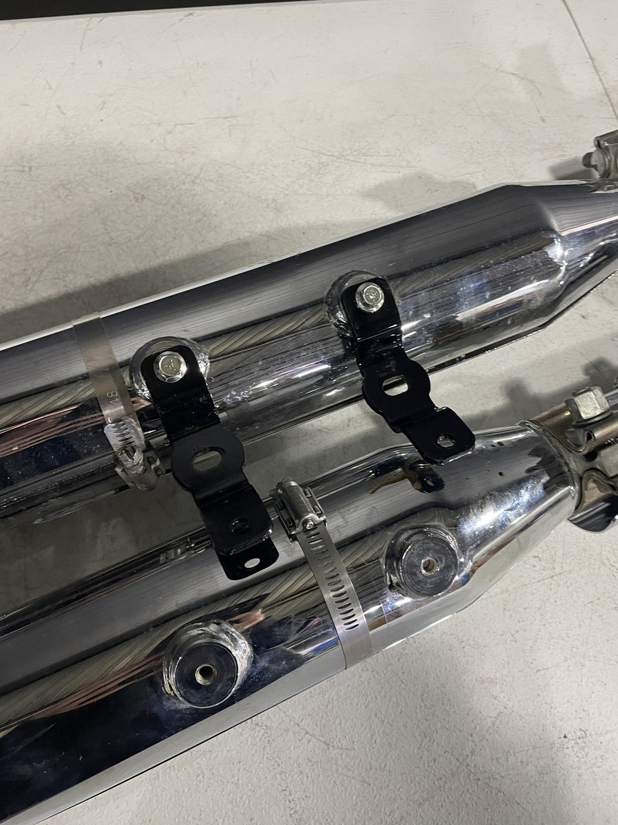 08 HARLEY-DAVIDSON SOFTAIL DELUXE FLSTN MUFFLER EXHAUST HEADER PIPES