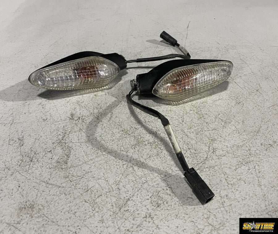 11-13 DUCATI MONSTER 1100 EVO FRONT LEFT RIGHT TURN SIGNALS LIGHT INDICATORS