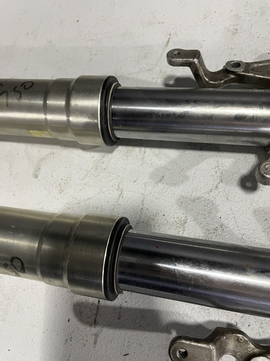 00-03 SUZUKI GSXR750 FRONT FORKS SHOCK SUSPENSION SET PAIR