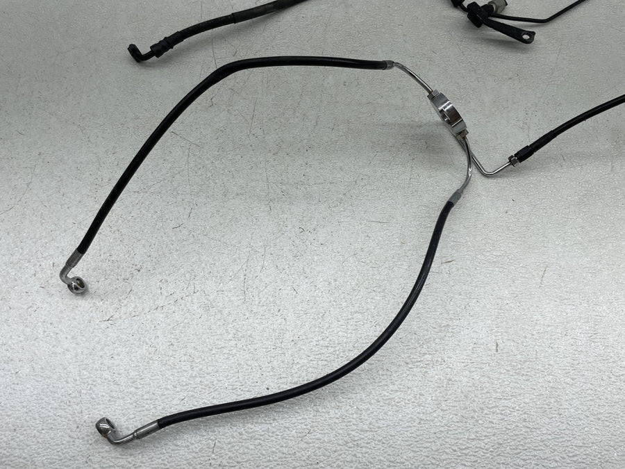 07-11 HARLEY-DAVIDSON ROAD KING CLASSIC FLHRC BRAKE LINES HOSES HOSE LINE SET