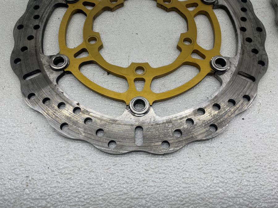 06-07 SUZUKI GSXR600 EBC FLOATING FRONT LEFT RIGHT BRAKE ROTORS DISCS PAIR