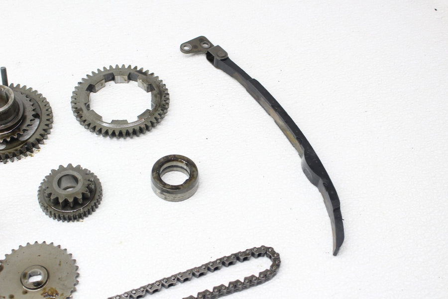 02-08 YAMAHA GRIZZLY 660 ENGINE MOTOR PARTS HARDWARE STARTER BALANCE GEAR CHAIN