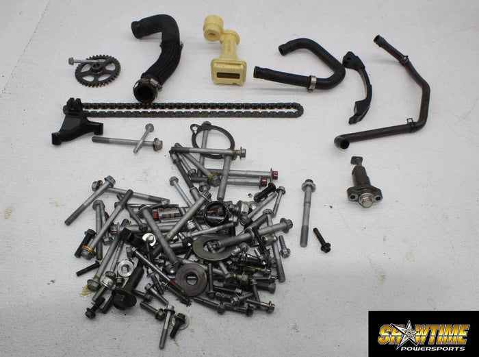 09-12 KAWASAKI NINJA ZX6R ENGINE MOTOR PARTS HARDWARE CHAIN GEAR BOLTS