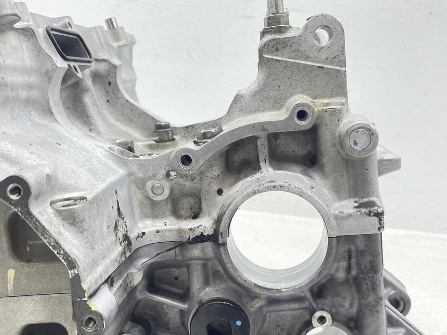 13-18 KAWASAKI NINJA ZX6R 636 ENGINE CRANKCASE CRANK CASE BLOCK CYLINDERS PISTON