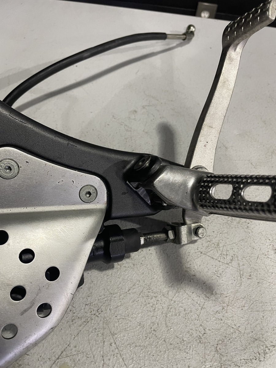 2003 BUELL FIREBOLT XB9R RIGHT REARSET REAR SET BRAKE LEVER BRAKE MASTER