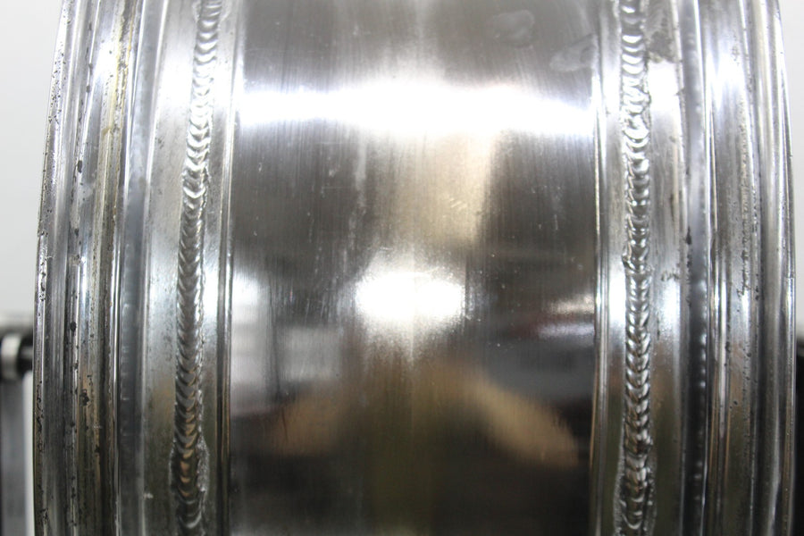 02-09 YAMAHA ROAD STAR XV1700PC WARRIOR CHROME REAR BACK WHEEL RIM 17X9 (READ)