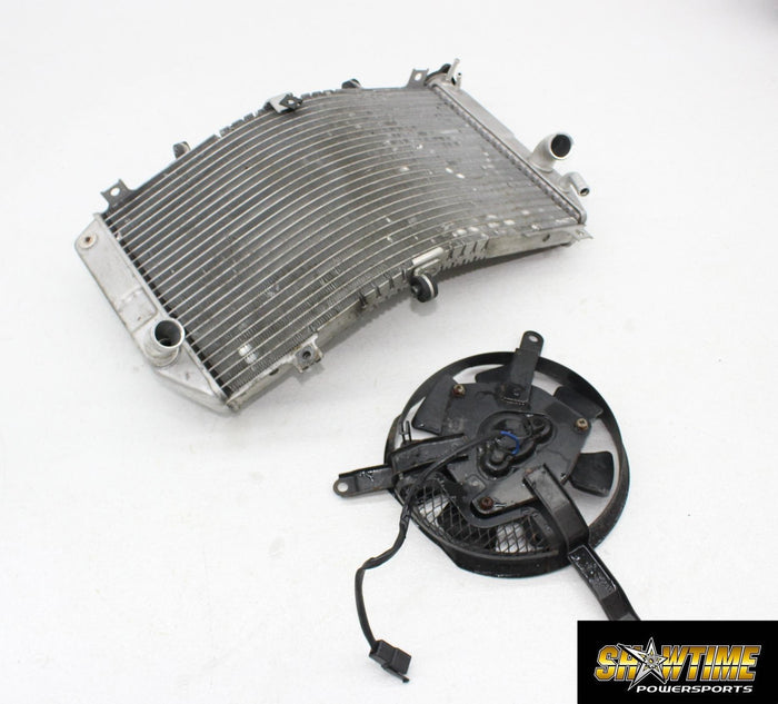 00-03 SUZUKI GSXR750 ENGINE RADIATOR MOTOR COOLER COOLING RADIATER FAN 17710-35F