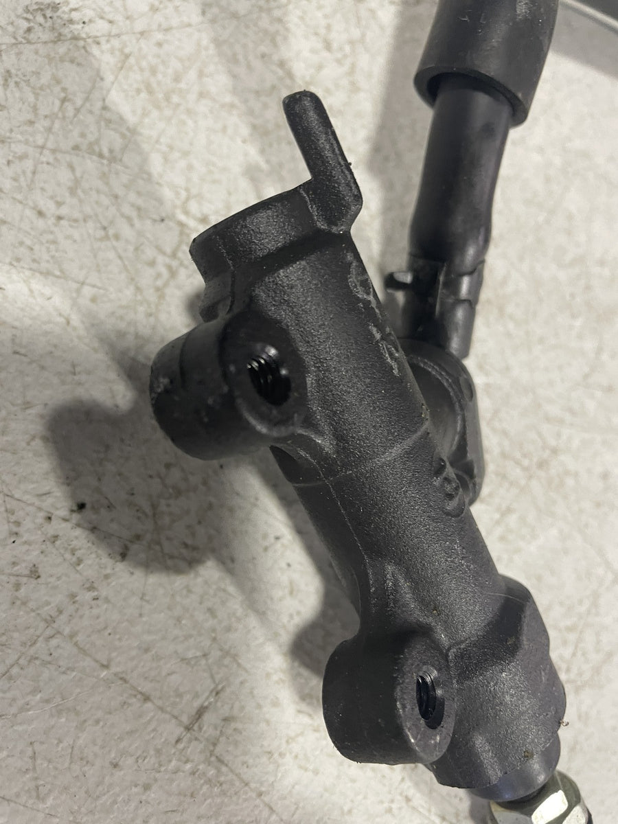 09-12 HONDA CBR600RR REAR BACK BRAKE MASTER CYLINDER W RESERVOIR