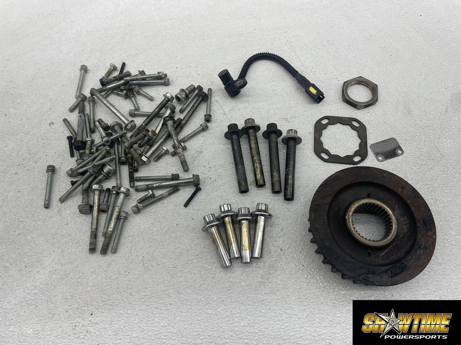 07-11 HARLEY-DAVIDSON SPORTSTER 1200 LOW XL1200L ENGINE PARTS HARDWARE LOT