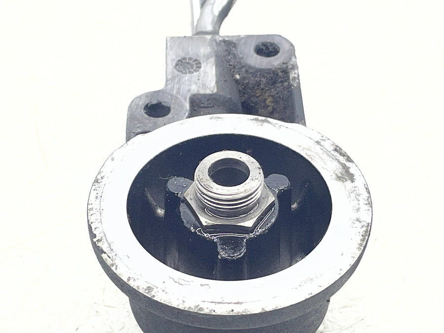 99-01 HARLEY-DAVIDSON SOFTAIL FAT BOY FLSTF ENGINE OIL FILTER MOUNT W/ LINES
