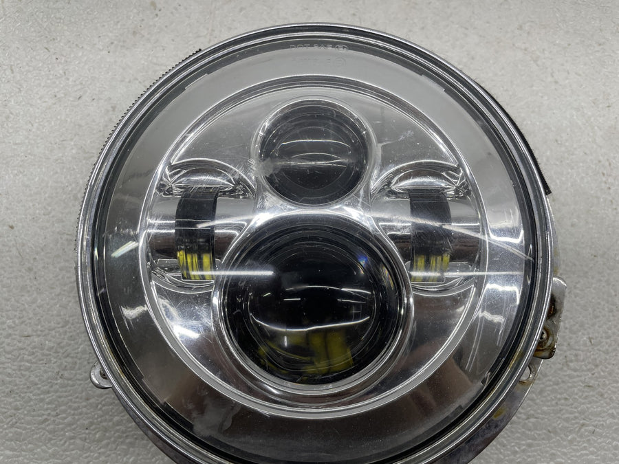 07-11 HARLEY-DAVIDSON STREET GLIDE FLHX SINGLE HEADLIGHT HEAD LAMP LIGHT