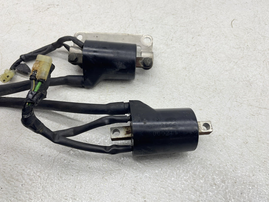 00-01 HONDA RVT1000R RC51 SP1 IGNITION COILS COIL SPARK PLUG CAPS