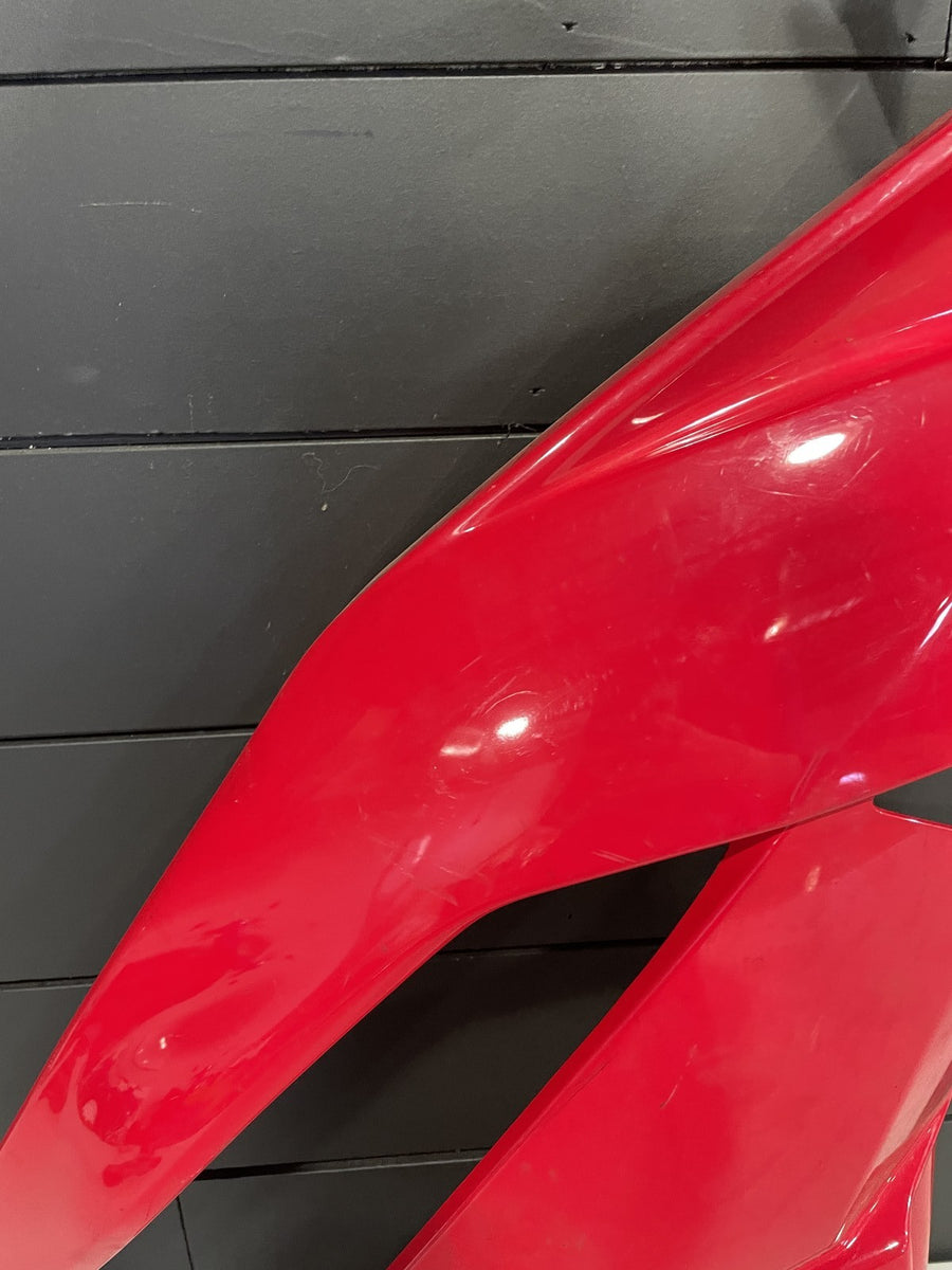 09-12 KAWASAKI NINJA ZX6R RIGHT LOWER MID UPPER SIDE FAIRING COWL