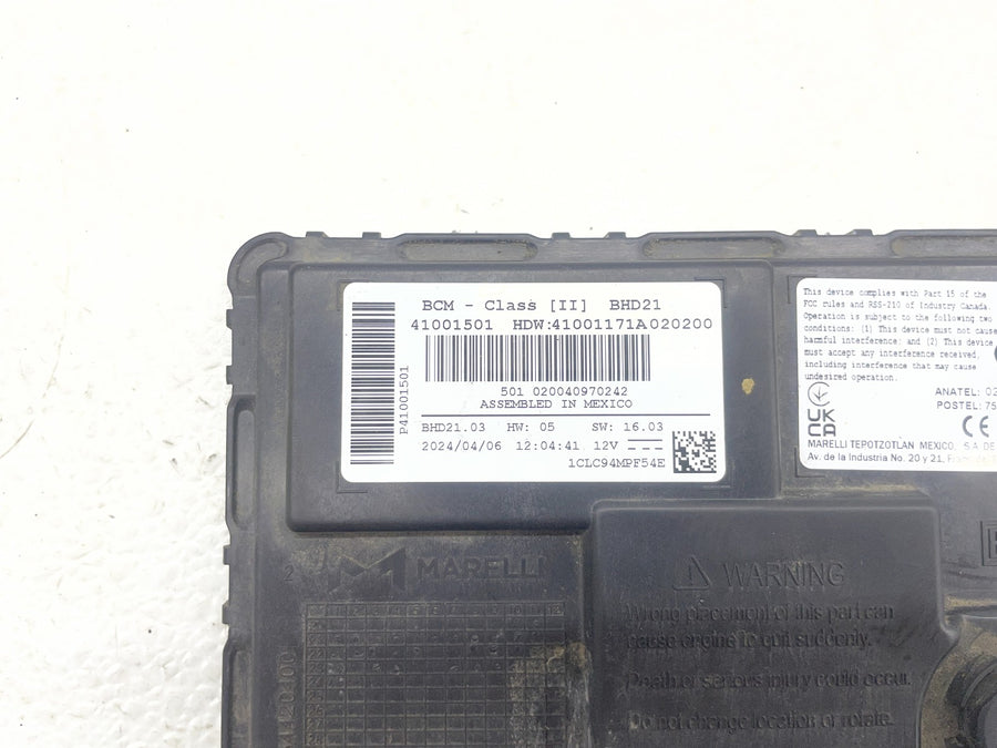 24-26 HARLEY-DAVIDSON ROAD GLIDE FLTRX BCM BODY CONTROL MODULE