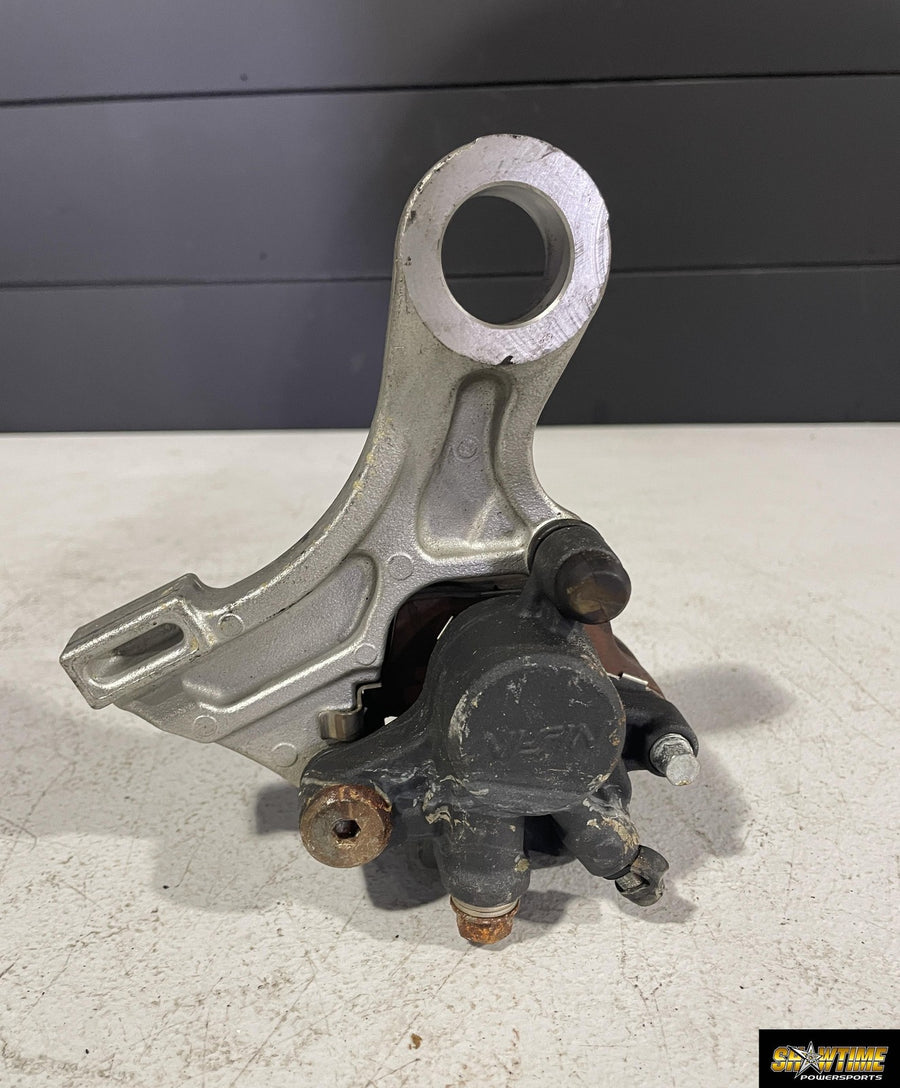 07-12 HONDA CBR600RR REAR BACK BRAKE CALIPER W MOUNT BRACKET