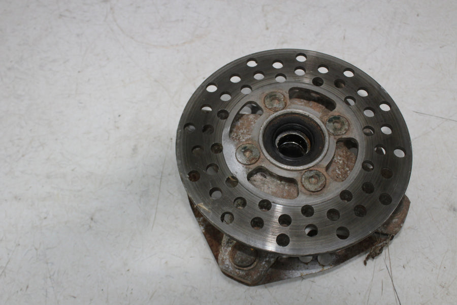 01-05 YAMAHA RAPTOR YFM 660 FRONT RIGHT WHEEL HUB W/ ROTOR SPINDLE